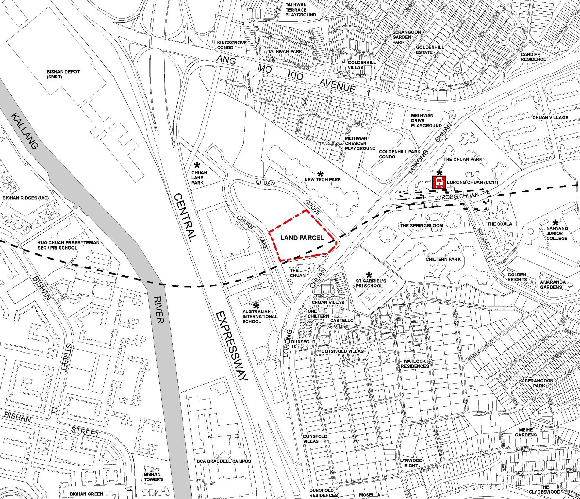 Chuan Grove Parcel 1 Cadastral Map